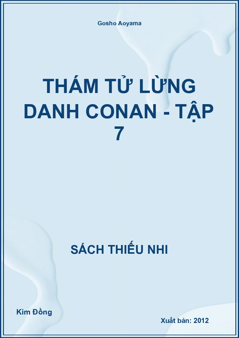 Thám tử lừng danh conan - tập 7