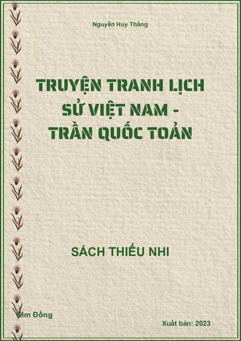 Truyện tranh lịch sử Việt Nam - Trần Quốc Toản