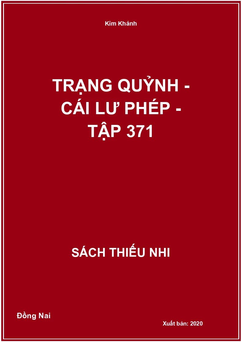 Trạng Quỷnh - Cái lư phép - tập 371