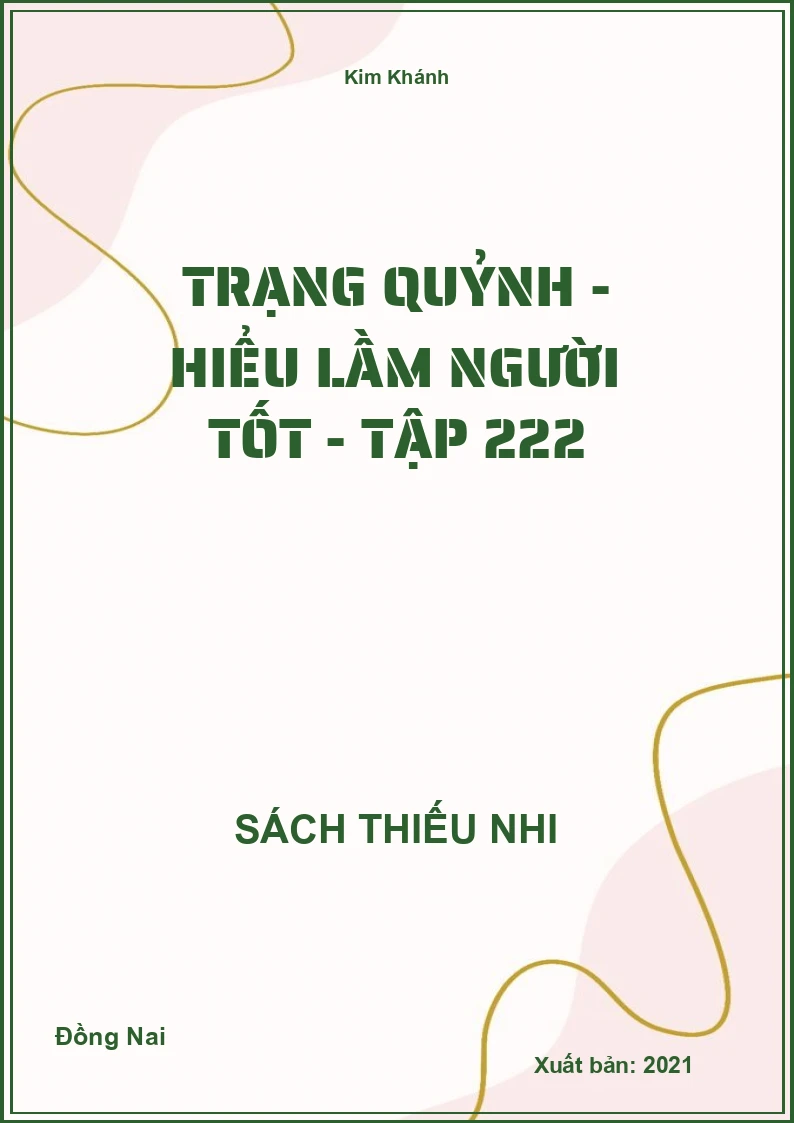 Trạng Quỷnh - hiểu lầm người tốt - tập 222