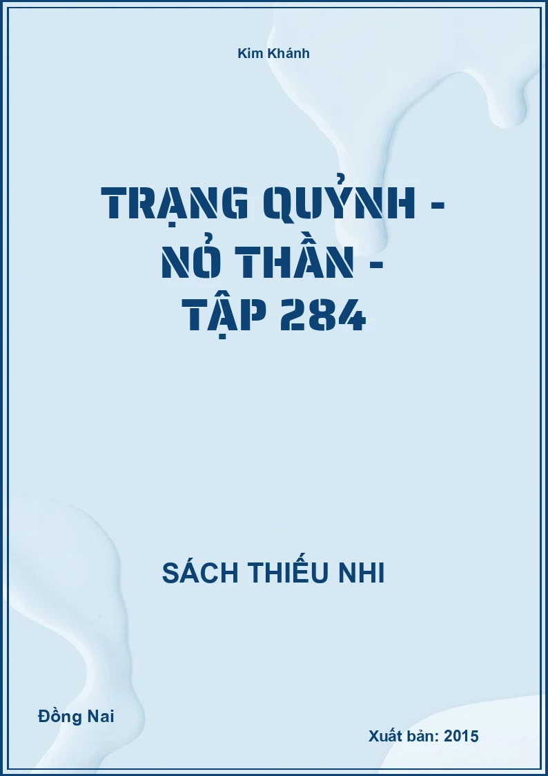 Trạng Quỷnh - Nỏ thần - tập 284