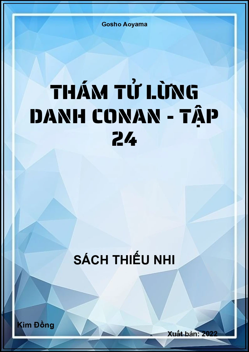 Thám tử lừng danh conan - tập 24