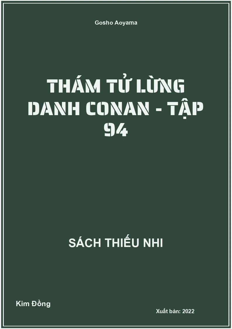 Thám tử lừng danh conan - tập 94
