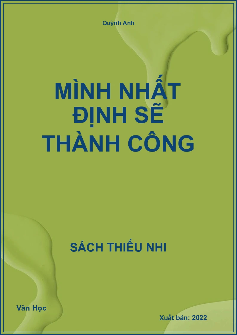 Mình nhất định sẽ thành công