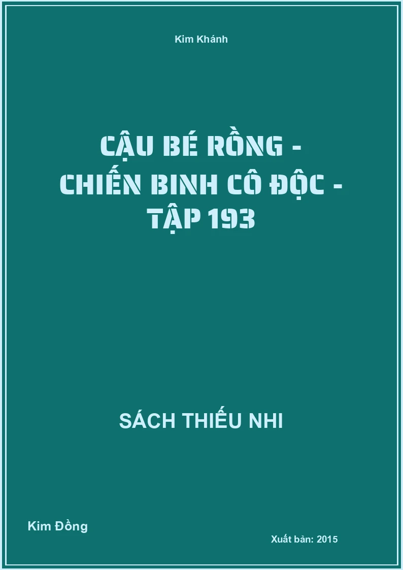 Cậu bé rồng - chiến binh cô độc - tập 193