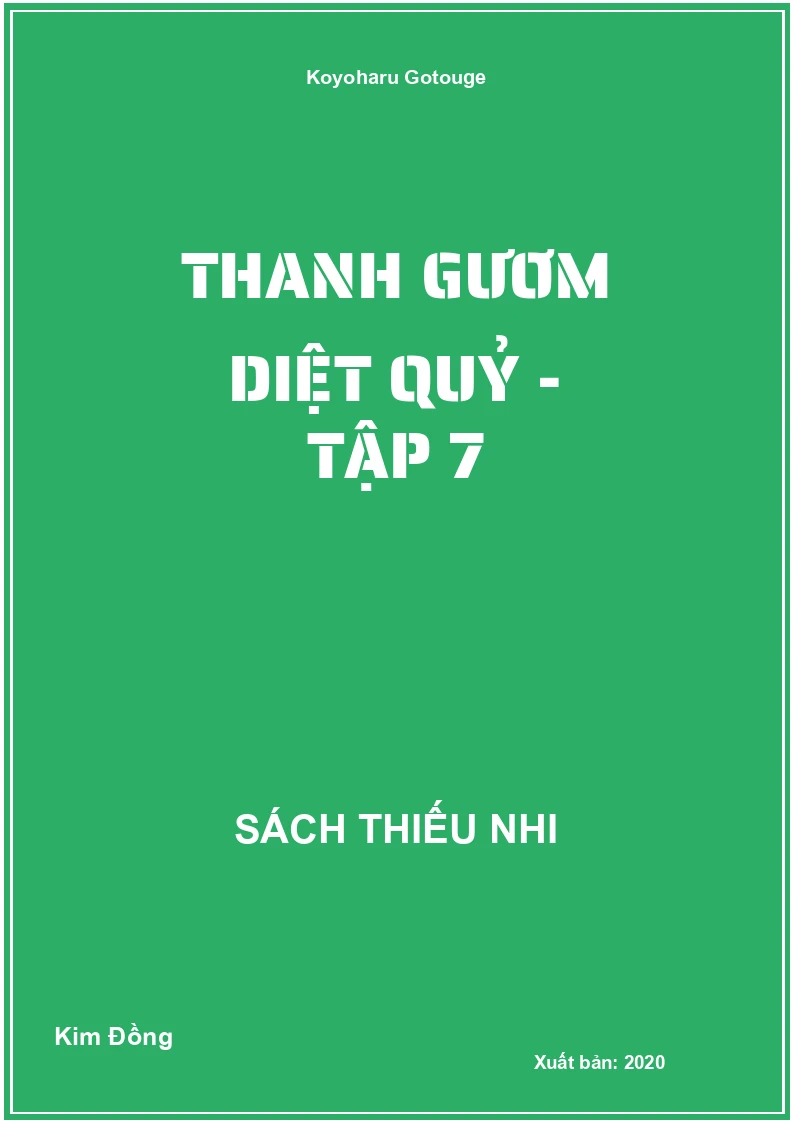 Thanh gươm diệt quỷ - tập 7