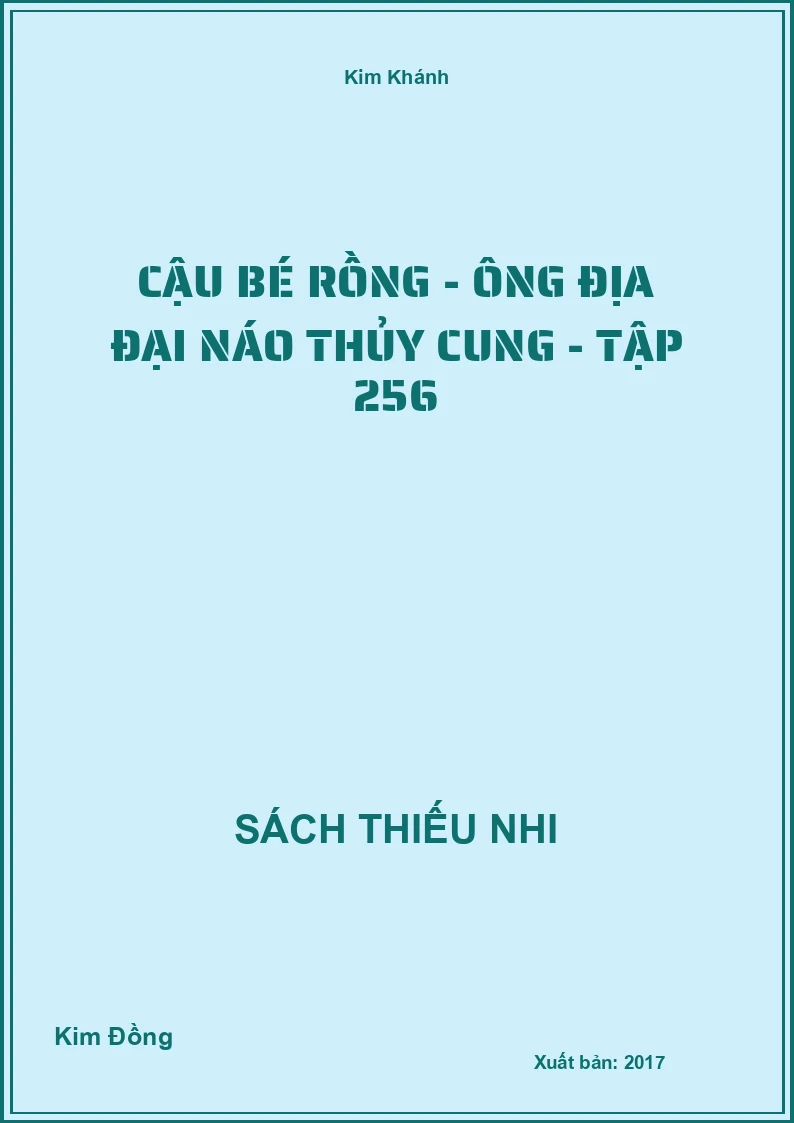Cậu bé rồng - ông địa đại náo thủy cung - tập 256