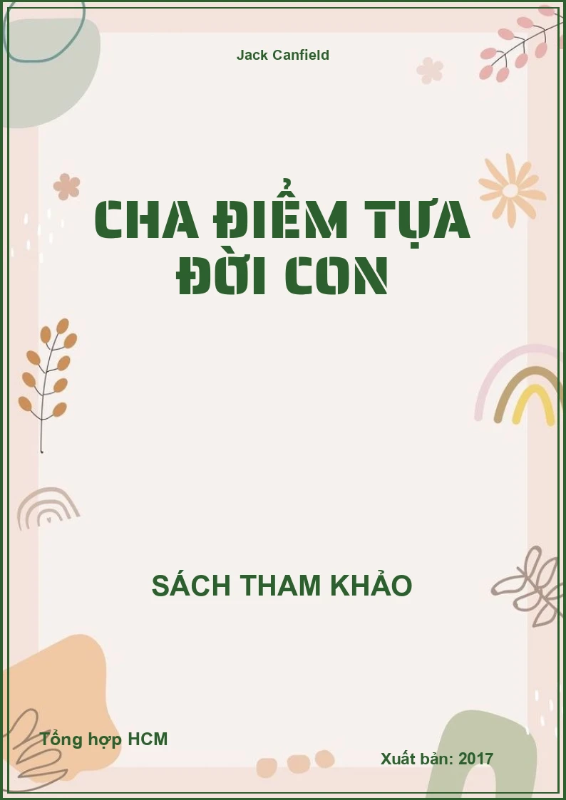 Cha điểm tựa đời con