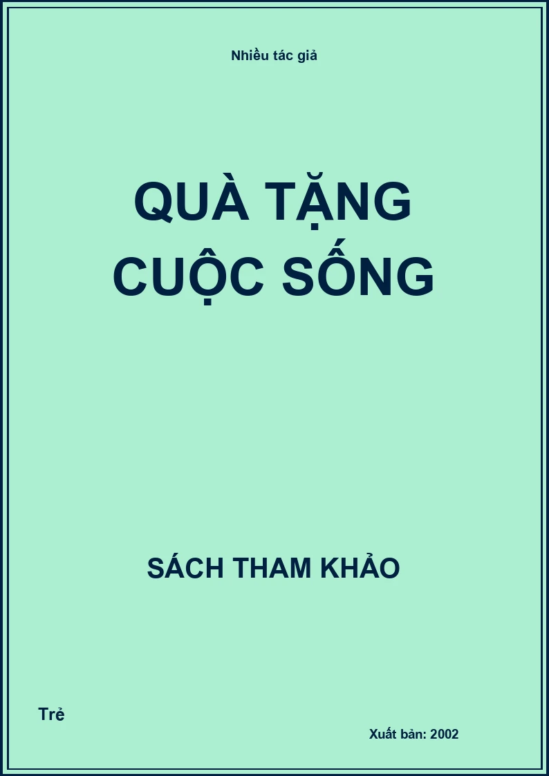 Quà tặng cuộc sống