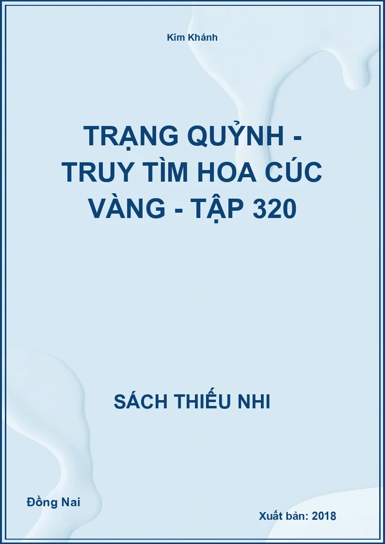 Trạng Quỷnh - Truy tìm hoa cúc vàng - tập 320