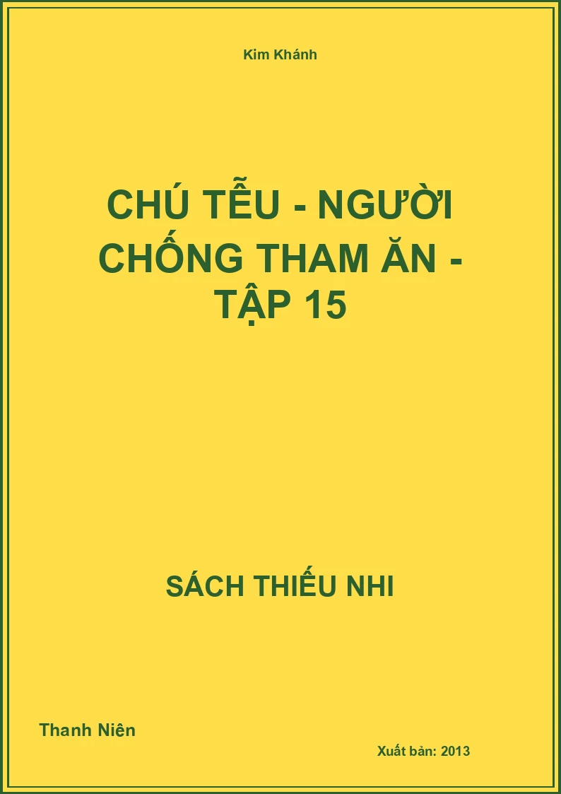 Chú Tễu - người chống tham ăn - tập 15