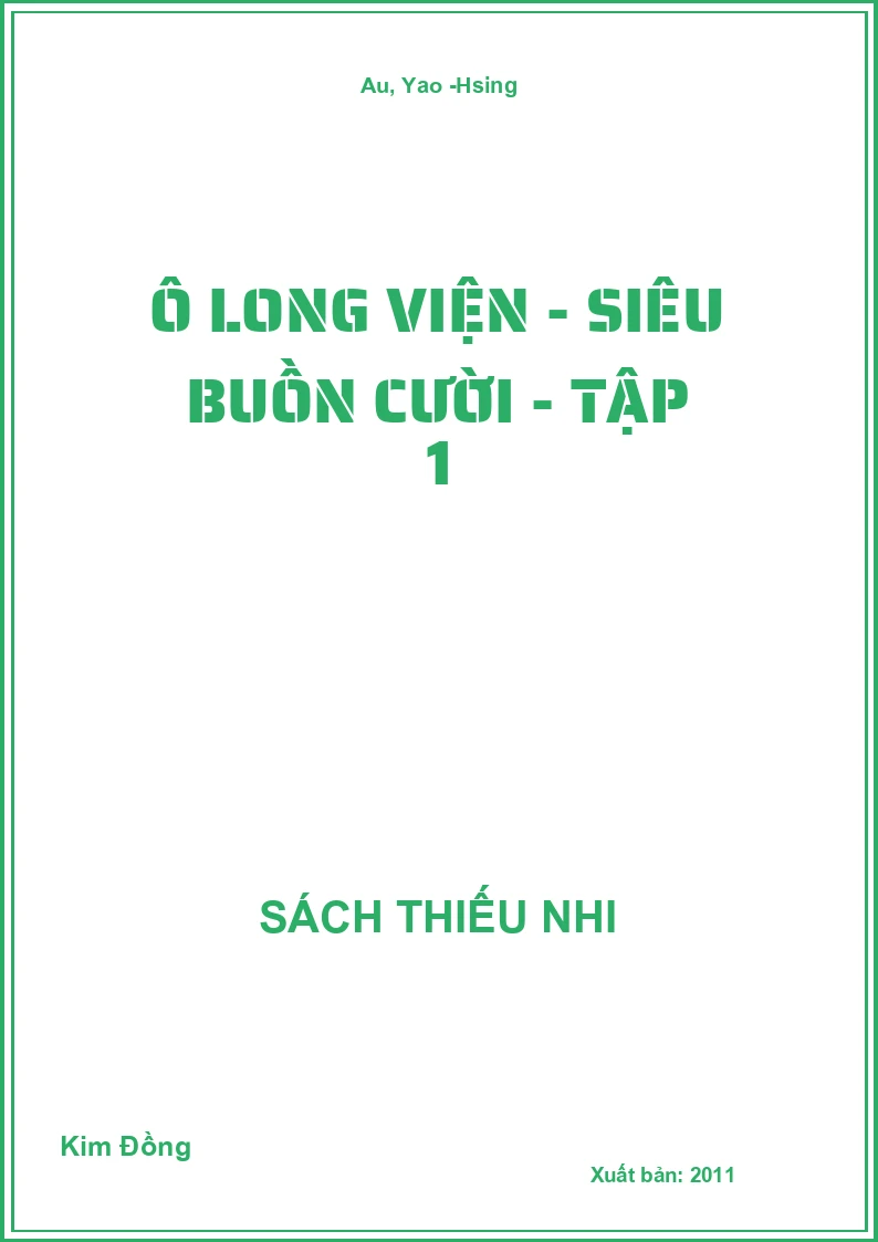 Ô long viện - siêu buồn cười - tập 1
