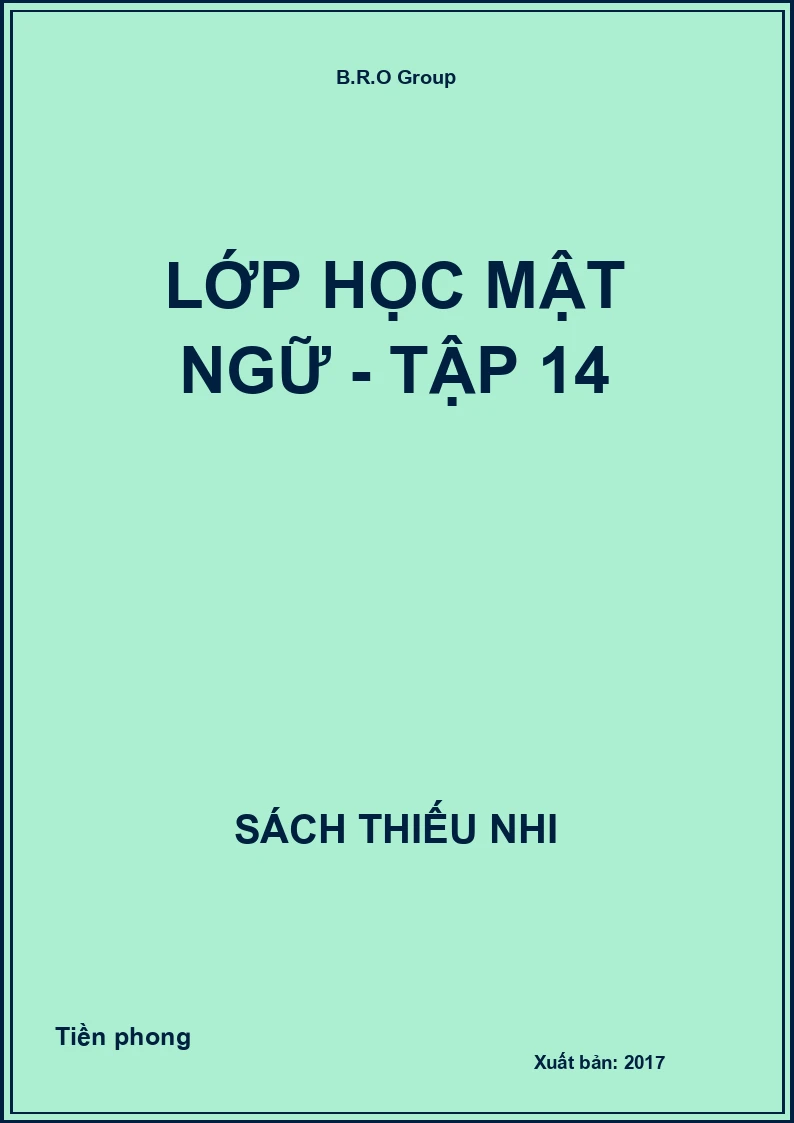 Lớp học mật ngữ - tập 14