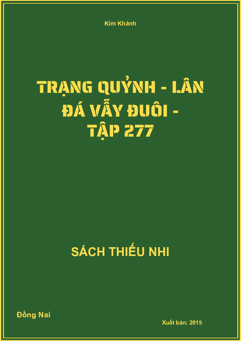 Trạng Quỷnh - lân đá vẫy đuôi - tập 277