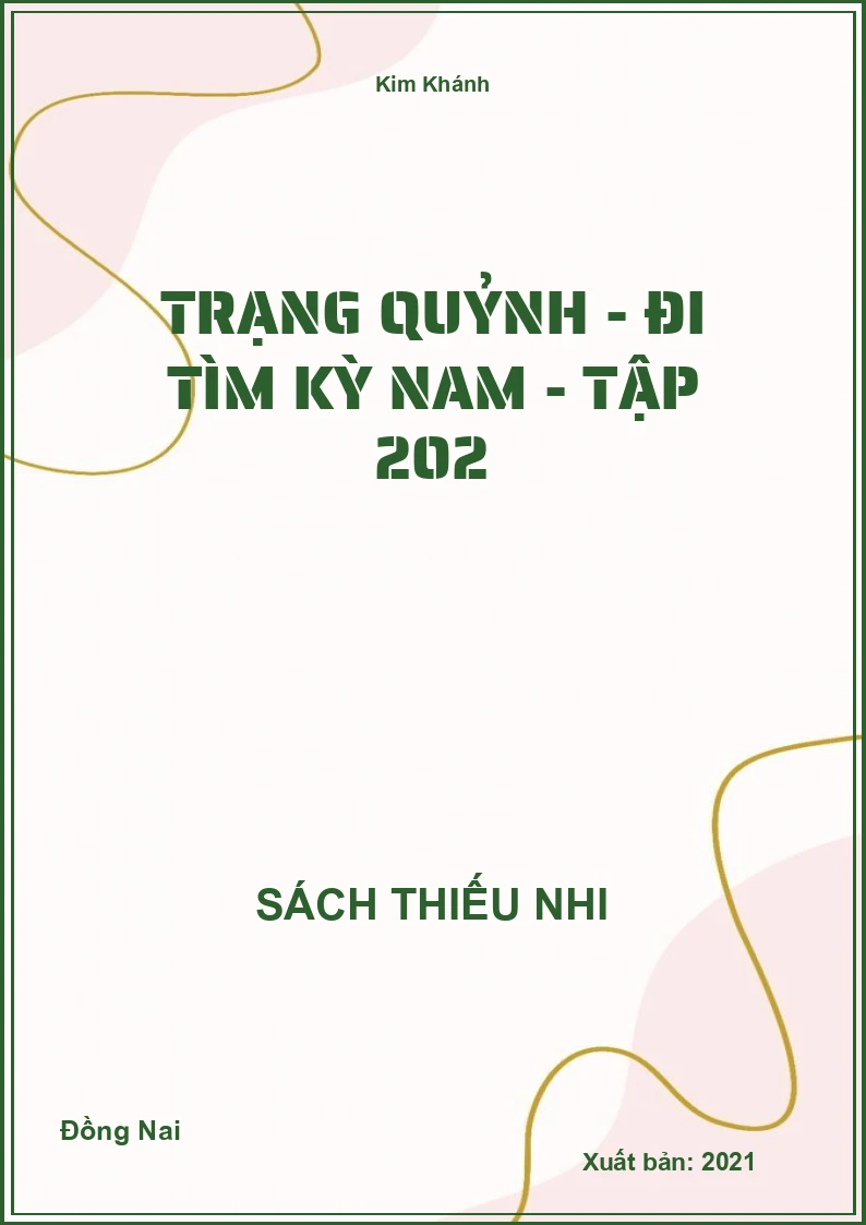 Trạng Quỷnh - đi tìm kỳ nam - tập 202