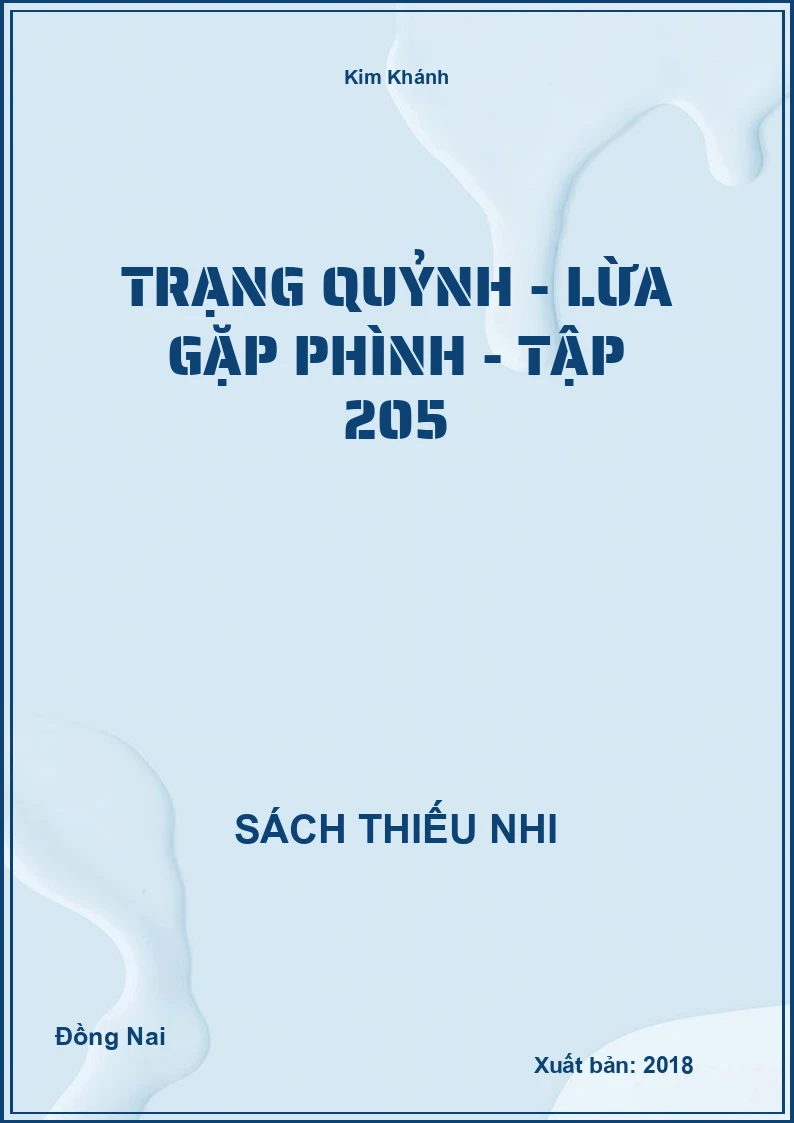 Trạng Quỷnh - Lừa gặp phình - tập 205