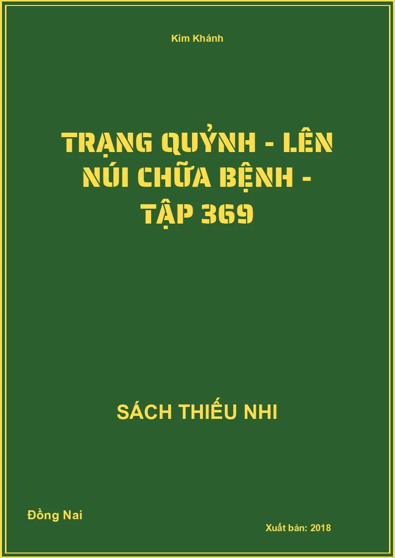 Trạng Quỷnh - Lên núi chữa bệnh - tập 369