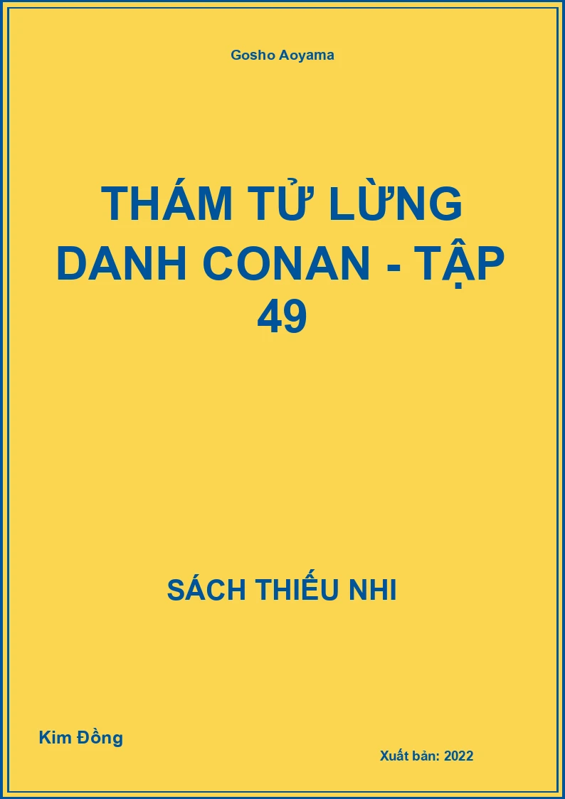 Thám tử lừng danh conan - tập 49