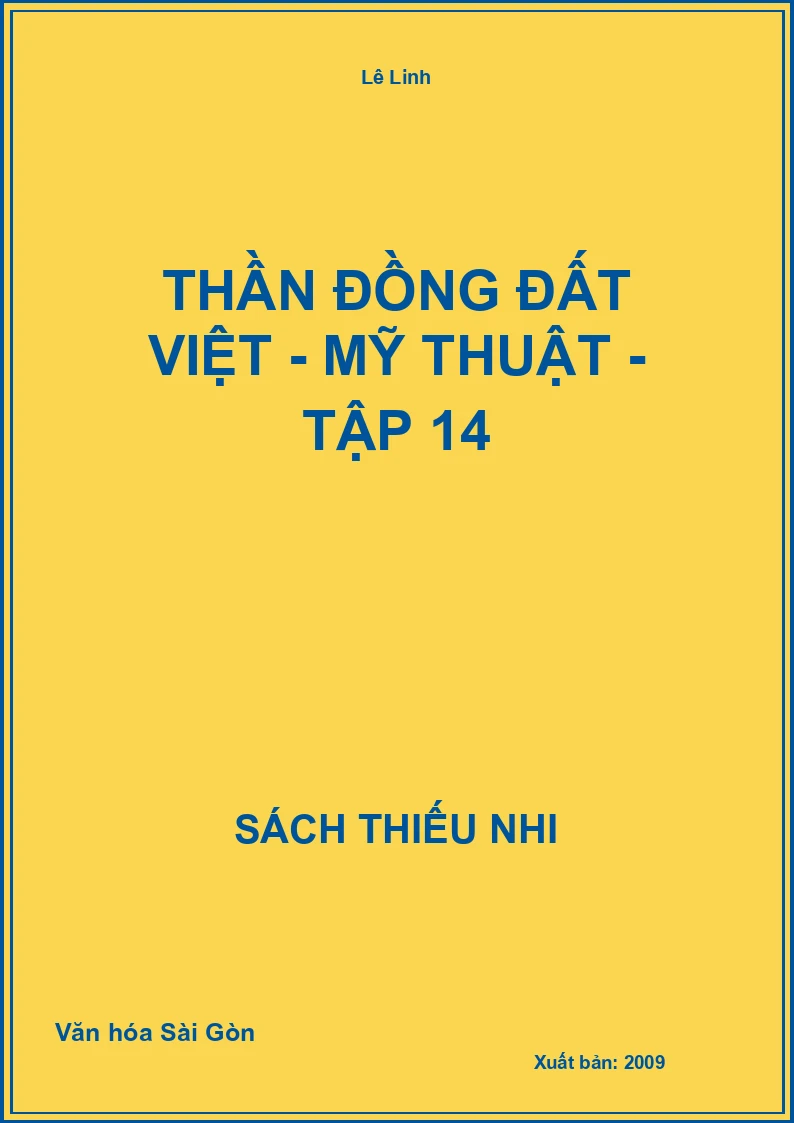 Thần đồng đất việt - mỹ thuật - tập 14
