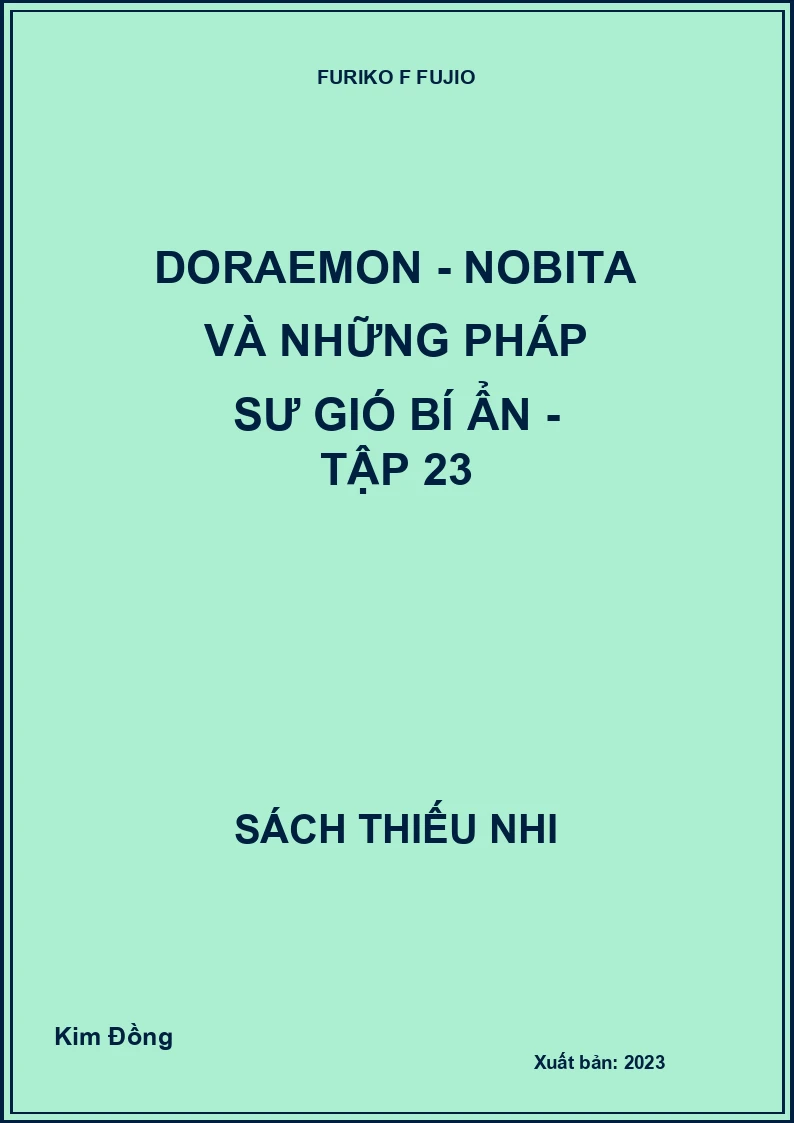 Doraemon - Nobita và những pháp sư gió bí ẩn - tập 23