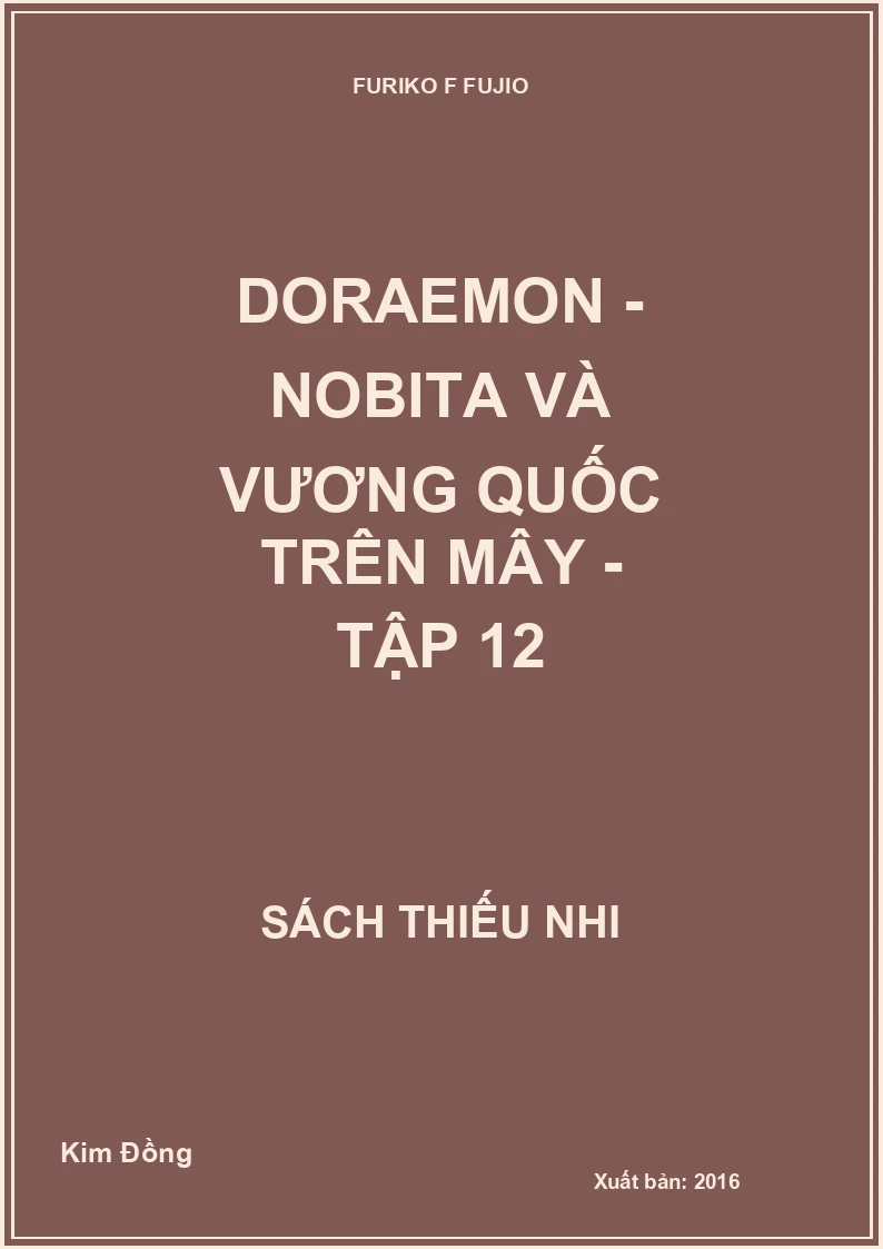 Doraemon - Nobita và vương quốc trên mây - tập 12