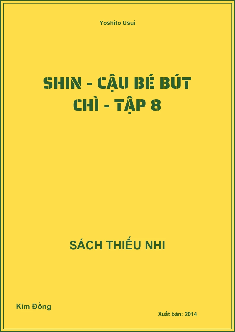 Shin - cậu bé bút chì - tập 8