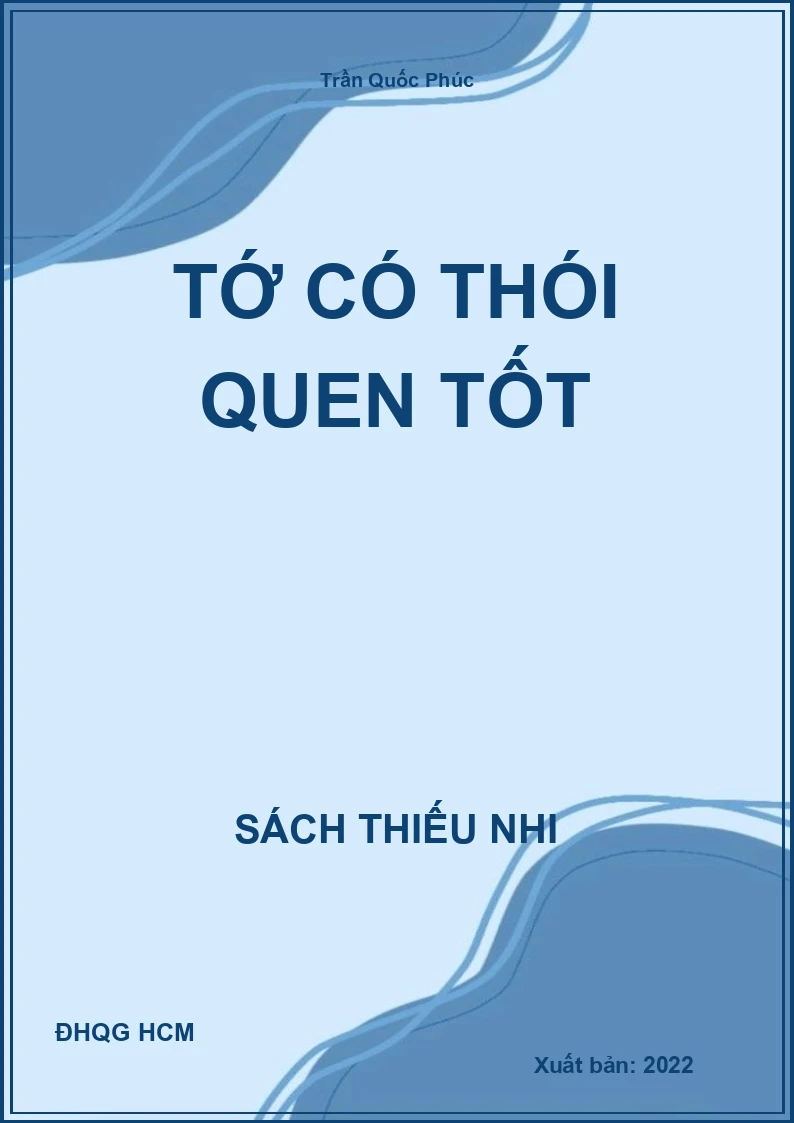 Tớ có thói quen tốt