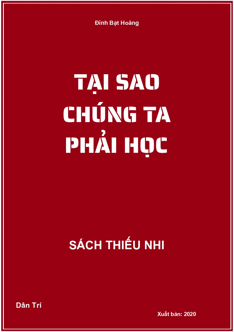 Tại sao chúng ta phải học