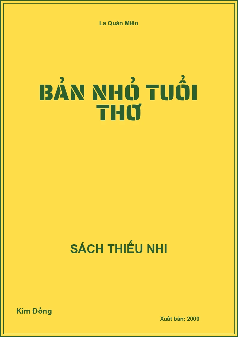 Bản nhỏ tuổi thơ