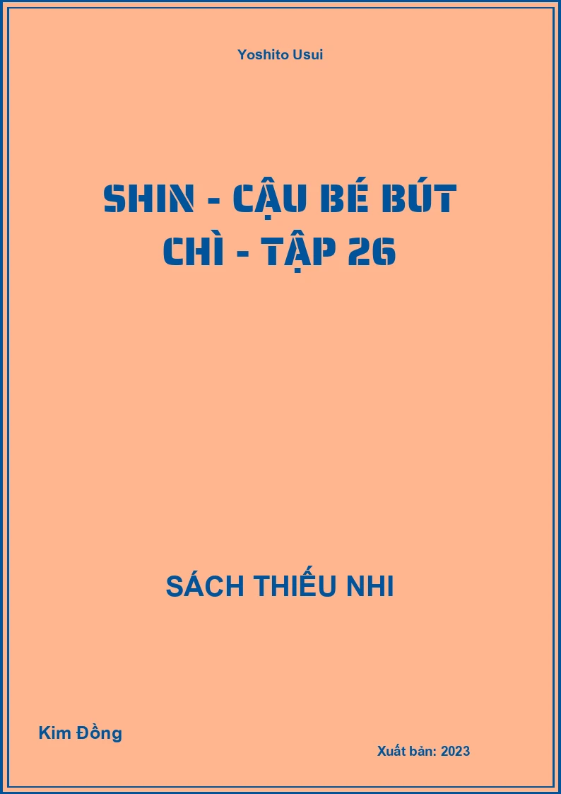 Shin - cậu bé bút chì - tập 26
