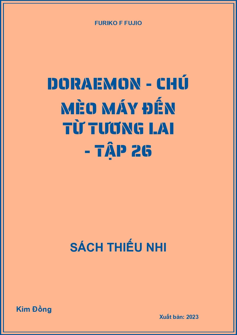 Doraemon - chú mèo máy đến từ tương lai - tập 26