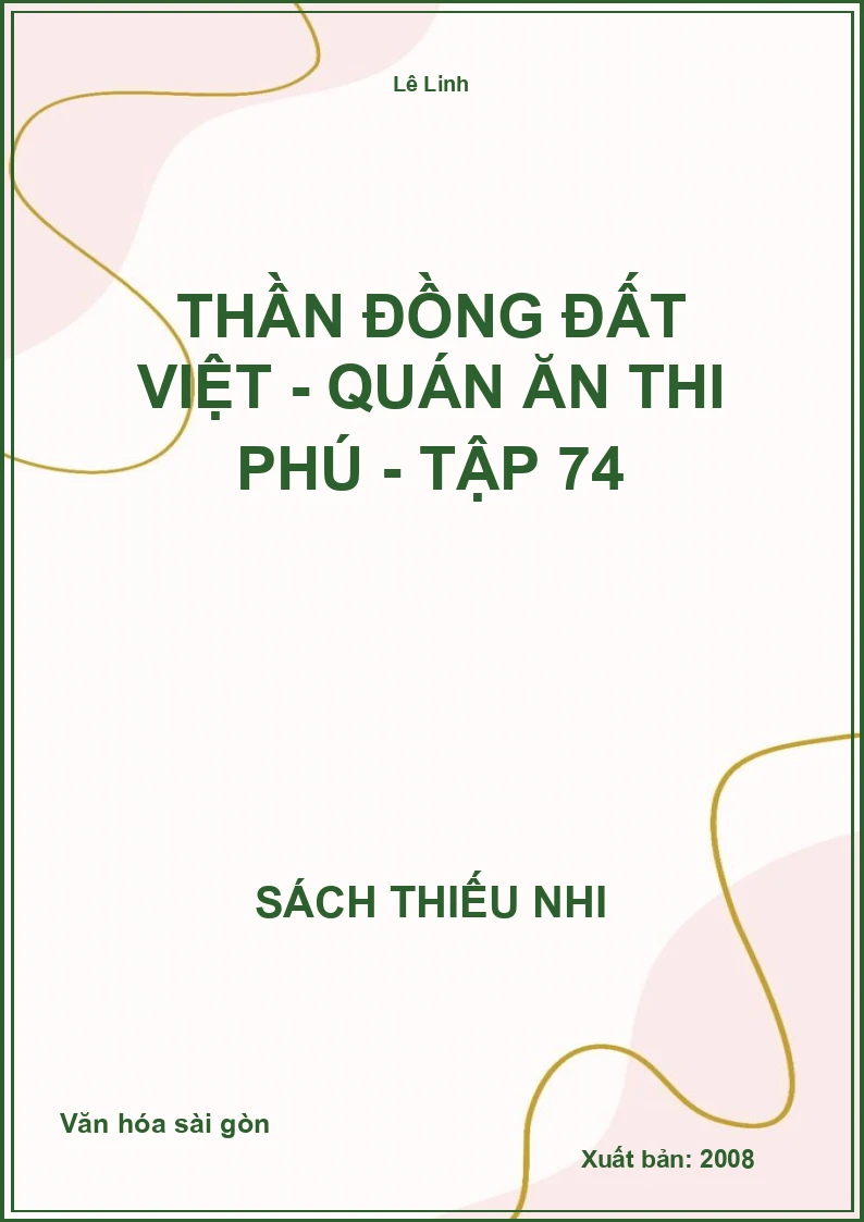 Thần đồng đất việt - Quán ăn thi phú - tập 74