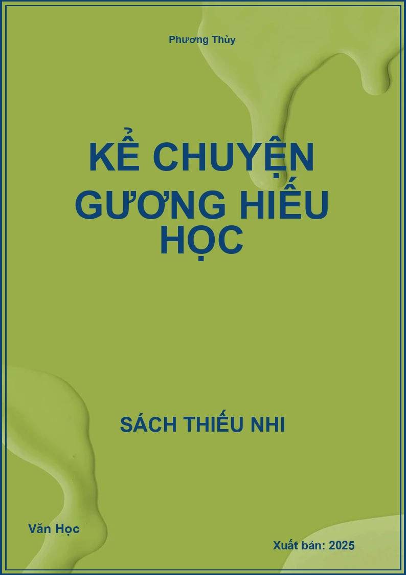 Kể chuyện gương hiếu học