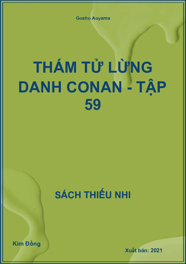 Thám tử lừng danh conan - tập 59
