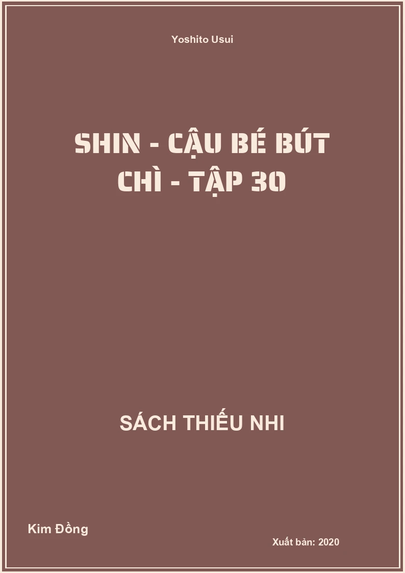 Shin - cậu bé bút chì - tập 30