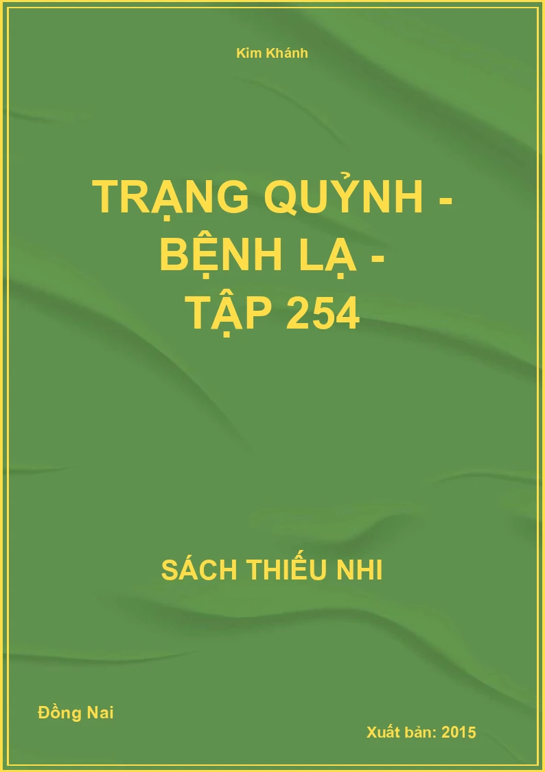 Trạng Quỷnh - Bệnh lạ - tập 254