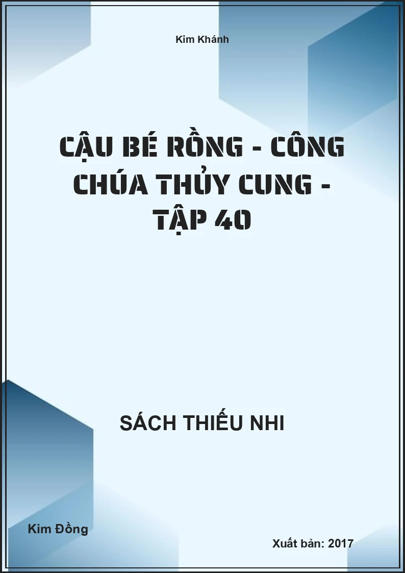 Cậu bé rồng - công chúa thủy cung - tập 40
