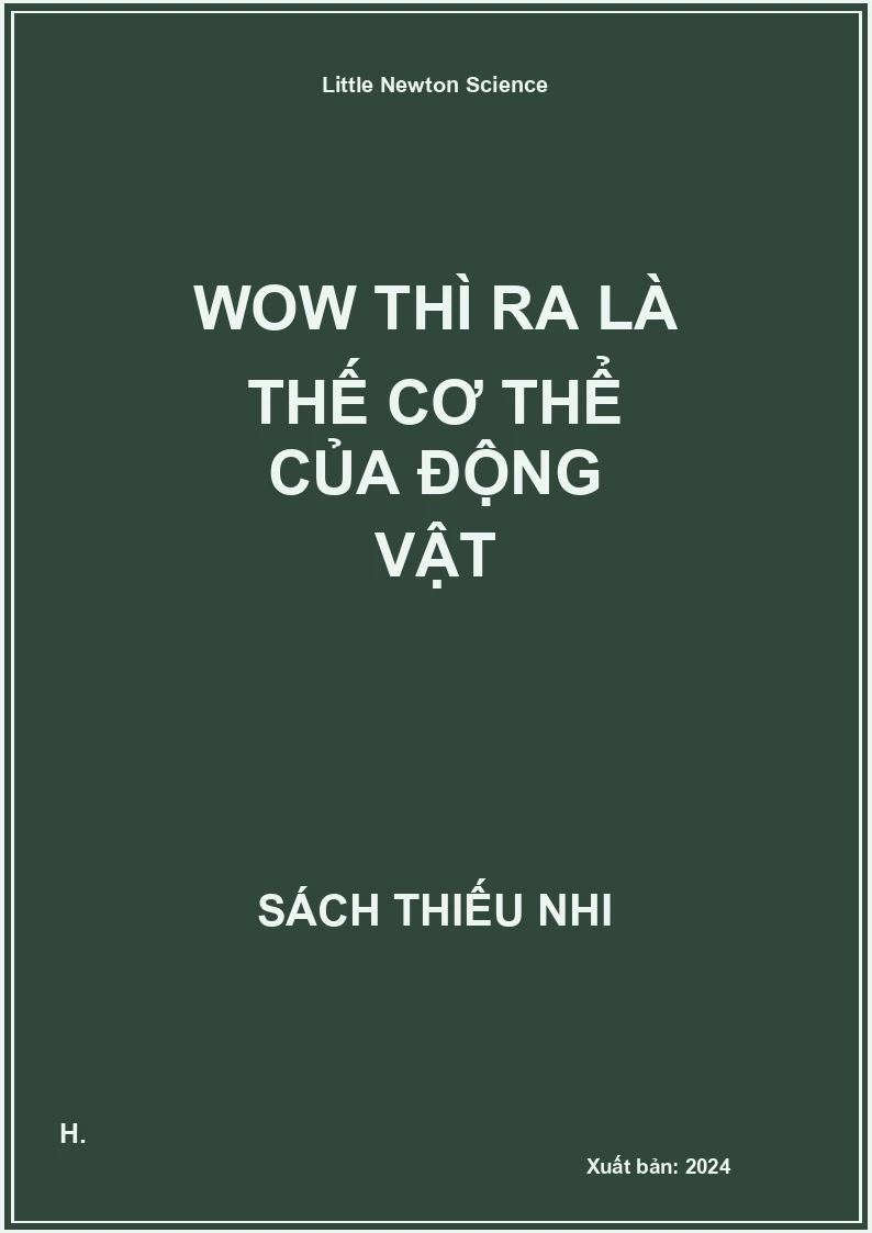 Wow thì ra là thế cơ thể của động vật