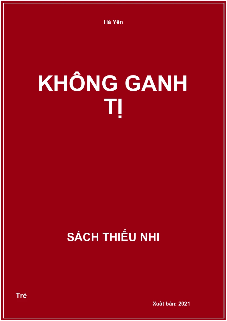 Không ganh tị