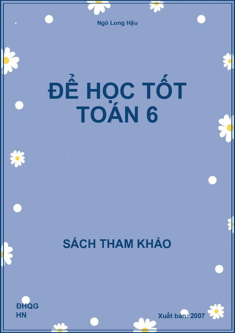 Để học tốt toán 6