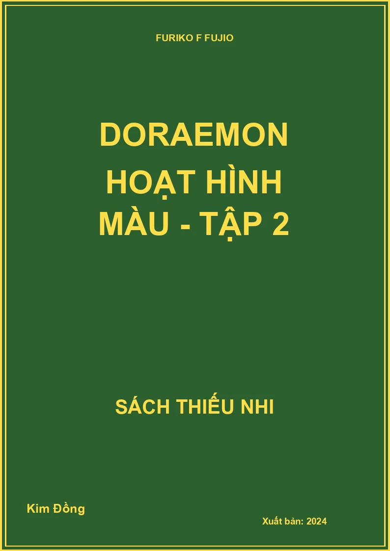 Doraemon hoạt hình màu - tập 2