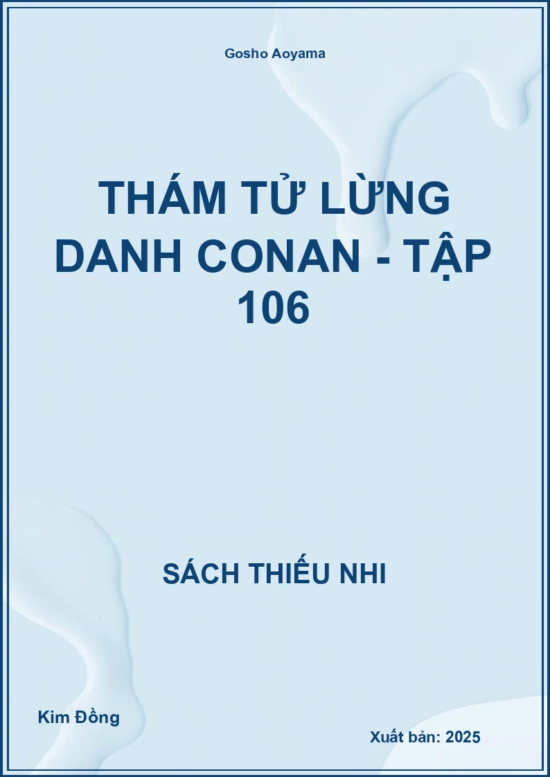 Thám tử lừng danh conan - tập 106