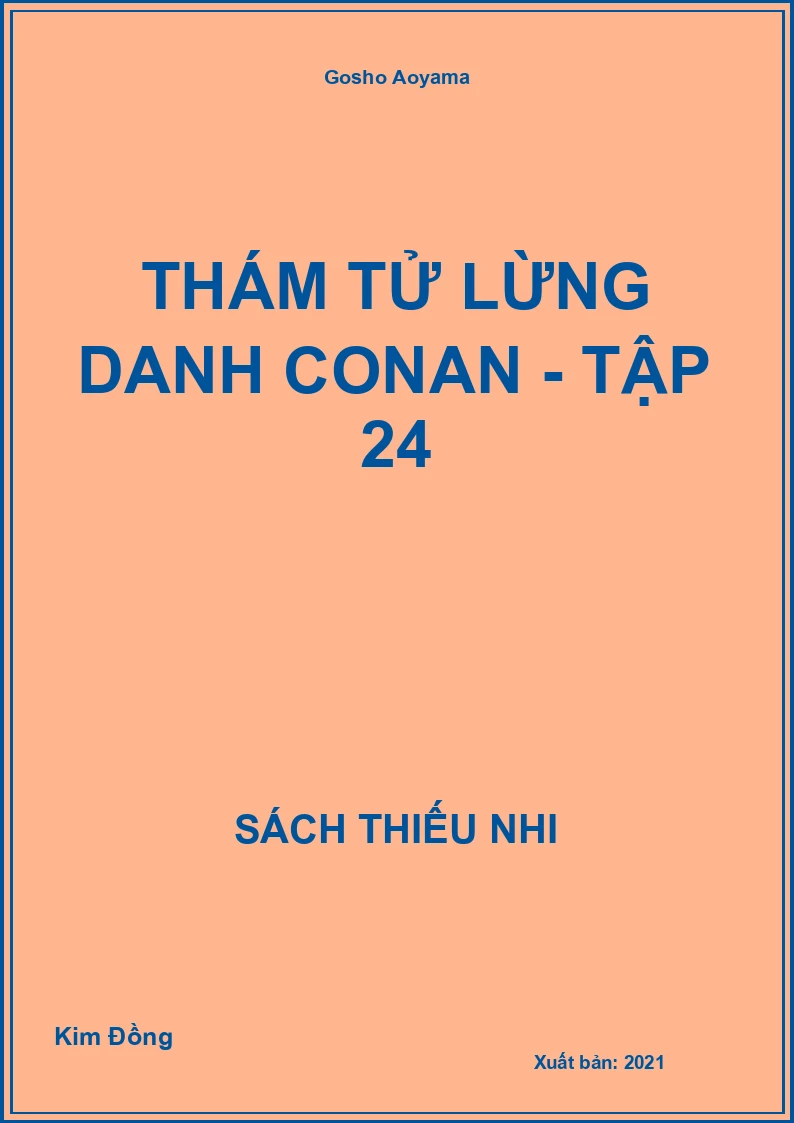 Thám tử lừng danh conan - tập 24