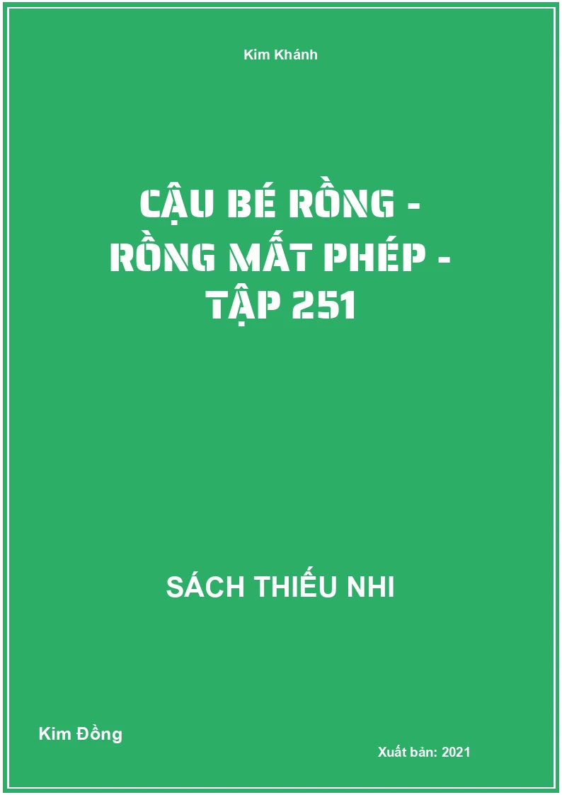Cậu bé rồng - Rồng mất phép - tập 251