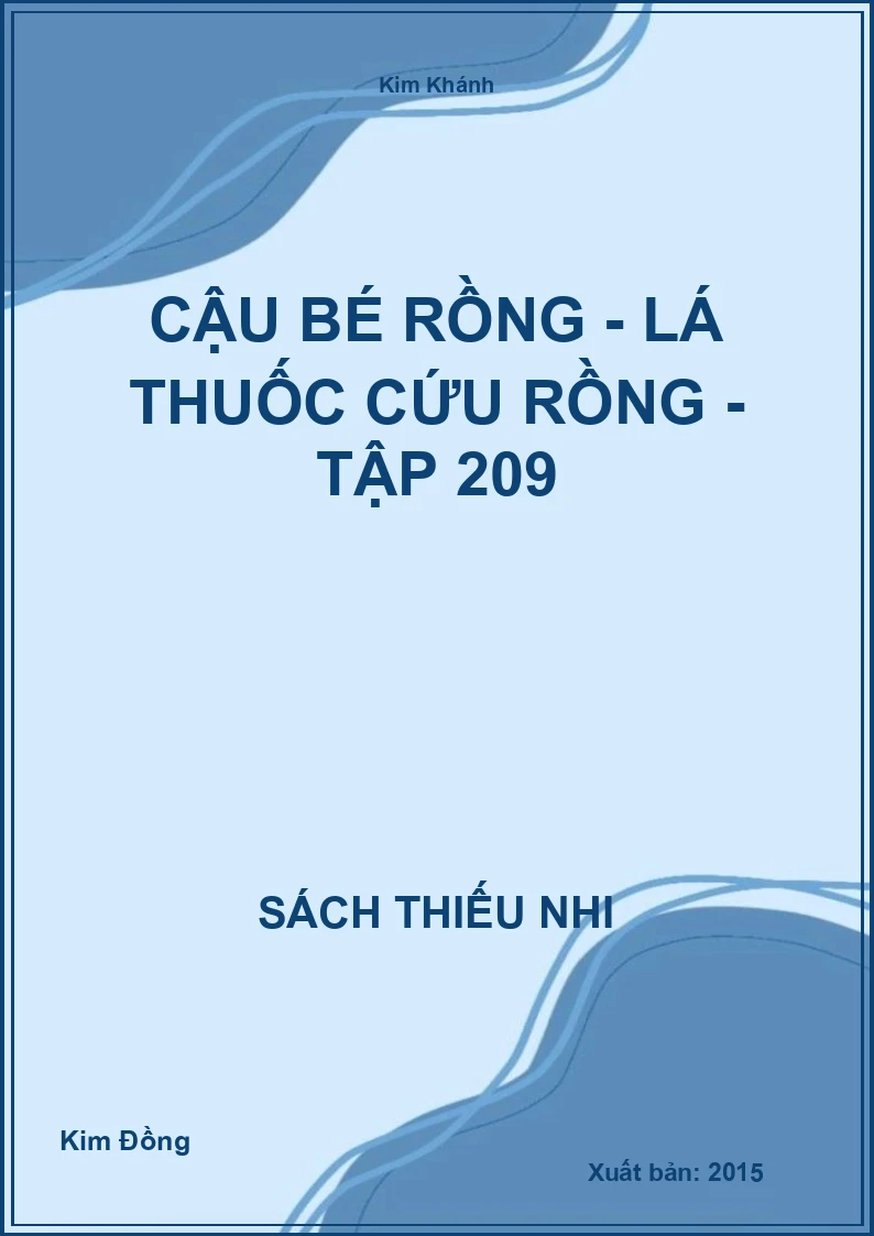 Cậu bé rồng - Lá thuốc cứu rồng - tập 209