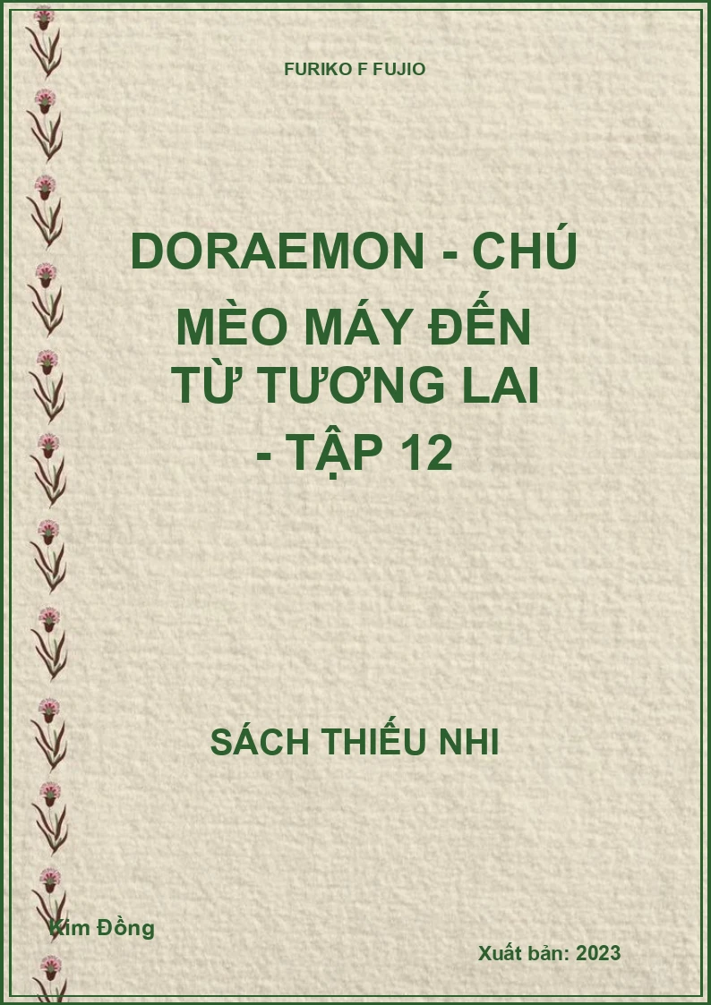 Doraemon - chú mèo máy đến từ tương lai - tập 12