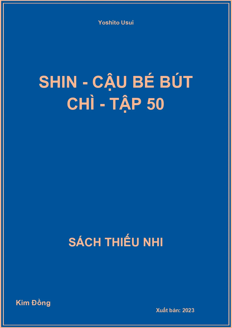 Shin - cậu bé bút chì - tập 50