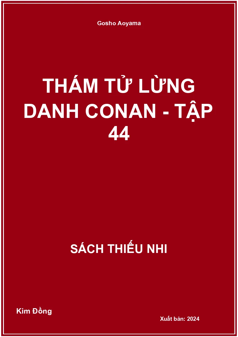 Thám tử lừng danh conan - tập 44