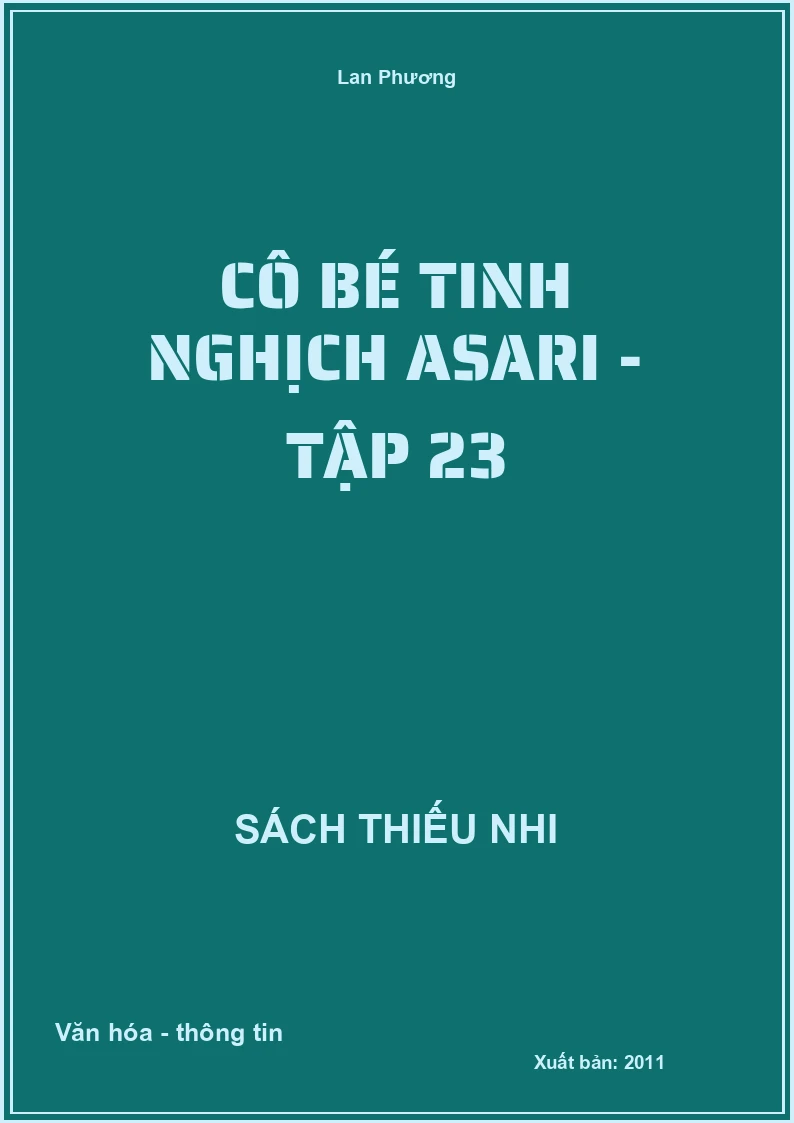 Cô bé tinh nghịch Asari - tập 23