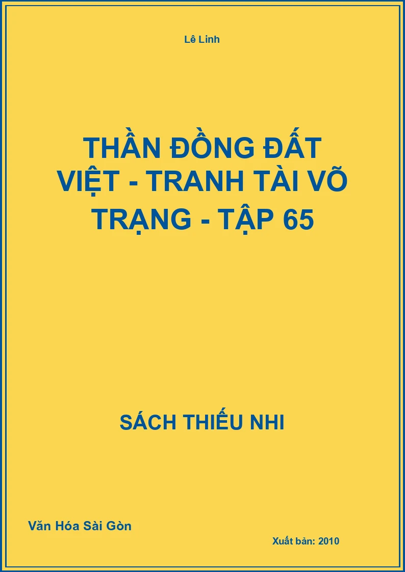Thần đồng đất việt - Tranh tài võ trạng - tập 65